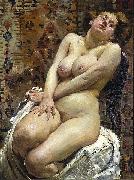 Lovis Corinth Nana, Female Nude oil painting artist